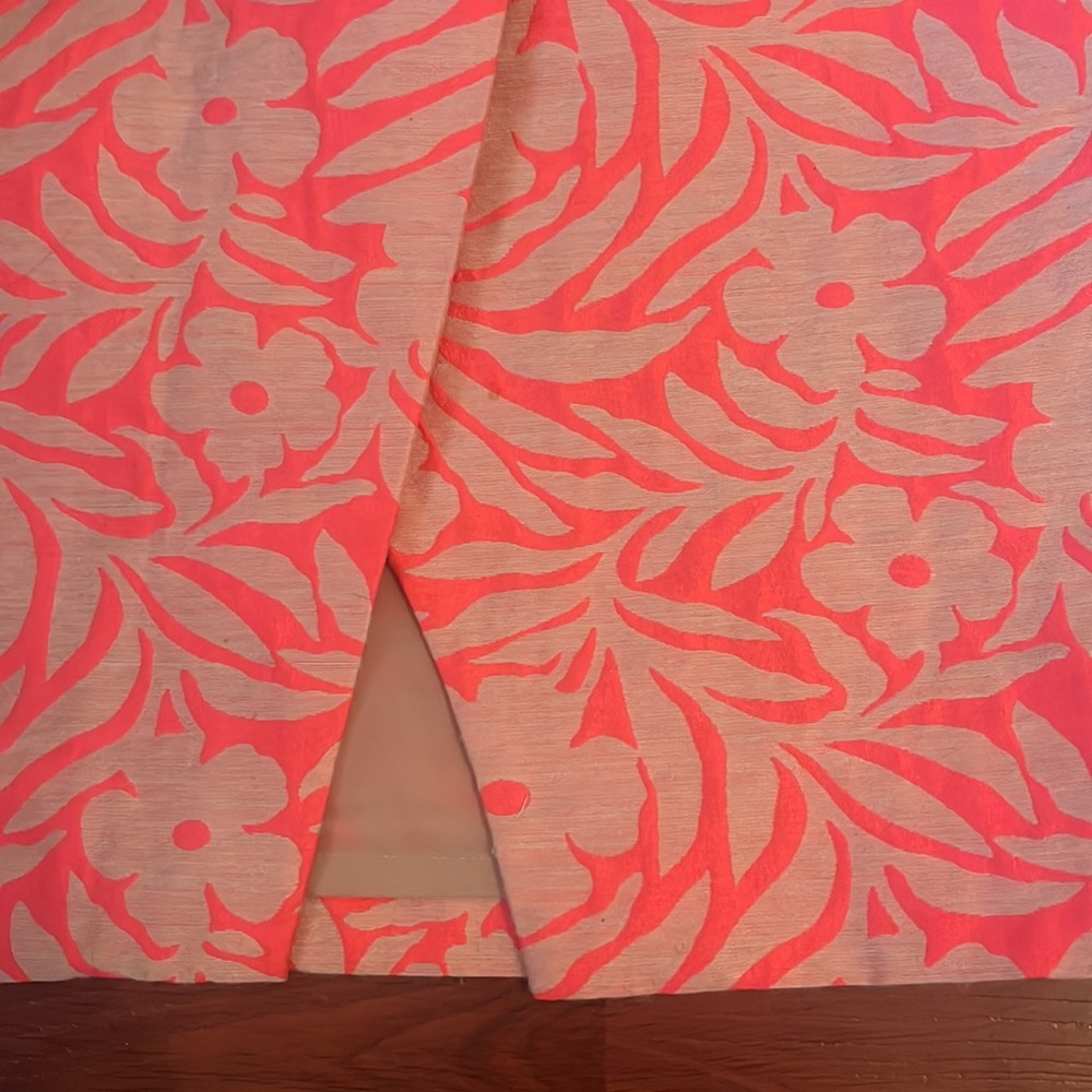 JCrew satin floral cut out skirt - Picture 3 of 9